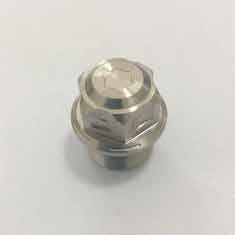 China Polish Titanium Motorcycle Parts Engine Oil Filter Cup Plug Cover Screws supplier