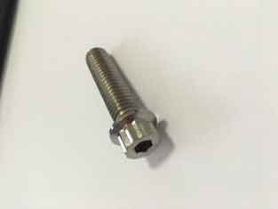 China Eccentric Hub Titanium Motorcycle Parts GR5 12 Points Flange Screws For Motorcycle supplier