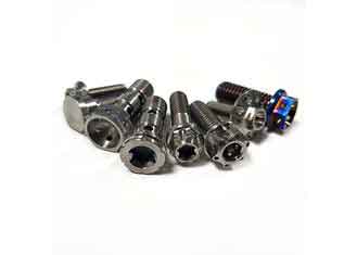 China Rainbow Titanium MTB Bolts Custom Made Color Banjo Bolt For Motorcycle / Bike supplier
