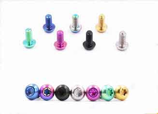 China Disk Brake Rotor Bolts Torx Titanium Bicycle Parts fastenners bolts M5 x 10mm supplier