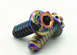 China M5 M6  X 15 Motorcycle Short Self Tapping Screws Rainbow Flange Head Screw supplier