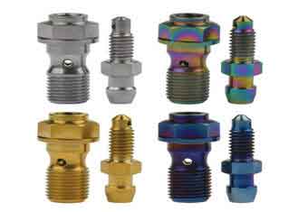 China Blue Color CoatingCNC Titanium Parts Bolts And Nuts High Strength Anti - Corrosion supplier