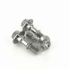 China M8 Titanium Hex Flange Head Bolts for Motor cycle Fastener Parts DIN 6923 Golden Oxide Finish supplier