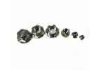 China Grade 5 Titanium Nuts And Bolts Axle Nut Flanged Motorcycle M16 Thread Pitch factory