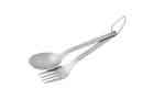 China Ultralight Titanium Camping Parts Two Piece Titanium Fork And Spoon 1.6mm Thickness factory