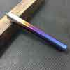 China Nitridized Rainbow Color Titanium Toothpick Holder Outdoor Accessory ISO9001 factory