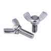 China Silver Color Metric Titanium Screws Wing Bolt And Nut Customized For Motorcycle factory