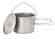 Durable Titanium Camping Parts Pure Titanium Cooking Pot 2 In 1 Design 1100ml 900ml supplier