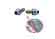 3 Colors Titanium Bike Bolts Holder Screw Bicycle Water Bottle Cage Bolts supplier