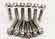 Gr5 Bolts Titanium Fasteners Hexagon Flange Bolt For All Sizes Motorcycle Parts supplier