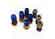 Custom Nuts And Bolts Blue Lug Nuts M12 X 1.5 Universal Racing Wheel Nuts supplier