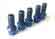 Ti6al4v Titanium Steering Wheel Bolts Wheel Hub Bolts And Nuts Blue Color supplier