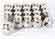 M12 X 1.5 Titanium Wheel Bolts Nuts Anodizing Color For Automotive Car supplier