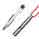 Camping Loud Referee Edc Metal Titanium Survival Whistle 220 * 5mm Silver Color supplier