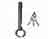 Lightweight Outdoor Camping Carabiner Titanium Octogonal Ring 7cm X 0.8cm X 0.4cm supplier