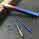 Nitridized Rainbow Color Titanium Toothpick Holder Outdoor Accessory ISO9001 supplier