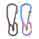 EDC Outdoor Titanium Camping Parts Colorful Hook Carabiner With Good Strength supplier