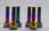 Light Weight Colorful Gr.5 Titanium Alloy Lug Bolts For Racing Car Bolt Taper Head Bolt M14 X 1.5 supplier