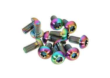 Colorful Mtb Titanium Bolt Kit Button Head Torx Drive Titanium Screws For Motorcycle
