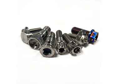 Rainbow Titanium MTB Bolts Custom Made Color Banjo Bolt For Motorcycle / Bike
