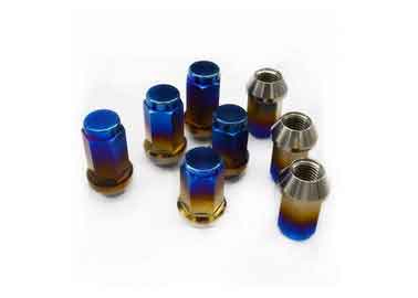 Custom Nuts And Bolts Blue Lug Nuts M12 X 1.5 Universal Racing Wheel Nuts