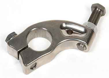 TC4 CNC Titanium Parts Torsion Stop Left Front Brake Pad Set For Racing Rotor